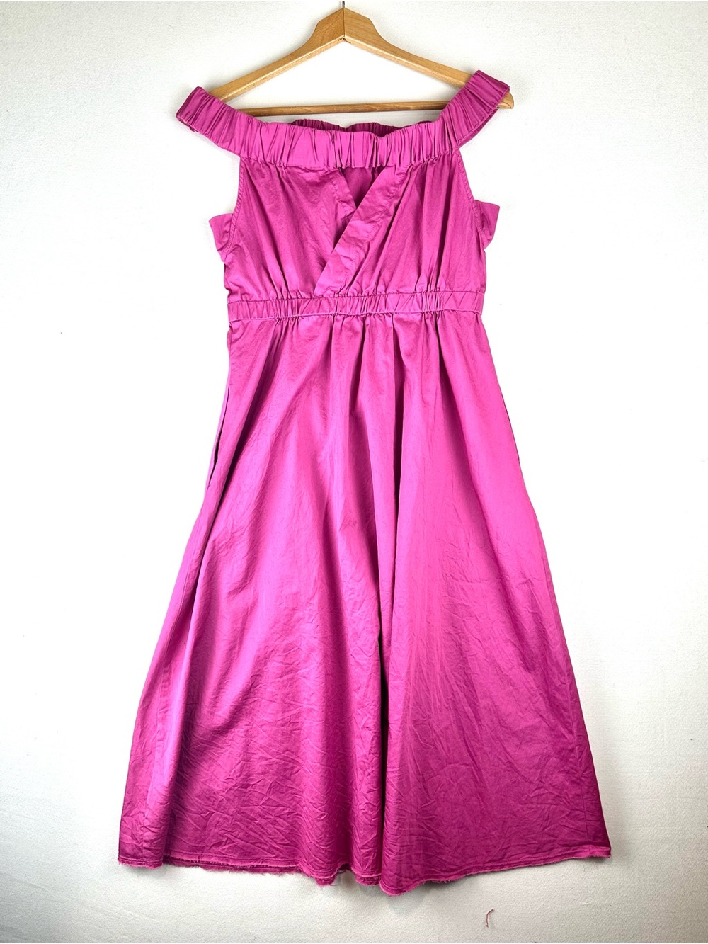 Maeve Anthropologie Mona Off The Shoulder Gathered Dress - Picture 6 of 11